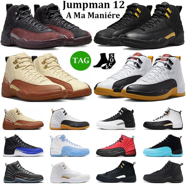 12 jumpman men basketball shoes 12s a ma maniere black taxi stealth hyper royal playoffs university gold mens trainers sports sneakers
12 jumpman men basketball shoes 12s a ma maniere black taxi stealth hyper royal playoffs university gold mens trainers sports sneakers
