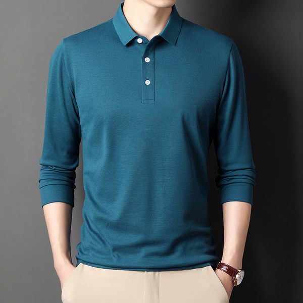 men's polos men polo shirt men long sleeve solid polo shirts camisa polos masculina business casual cotton plus size polo 230308, White;black
men's polos men polo shirt men long sleeve solid polo shirts camisa polos masculina business casual cotton plus size polo 230308, White;black