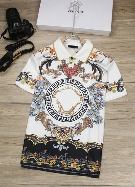 mens stylist polo shirts luxury italy men clothes short sleeve fashion casual men's summer t shirt many colors are available asian size, White;black
mens stylist polo shirts luxury italy men clothes short sleeve fashion casual men's summer t shirt many colors are available asian size, White;black