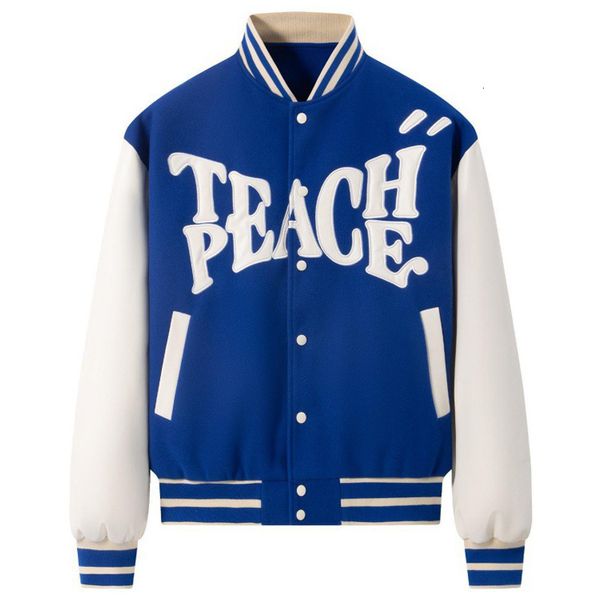 men s jackets letter patch design splicing bomber jacket men woman retro casual baseball uniform fashion hip hop loose streetwear fall 23030, Black;brown
men s jackets letter patch design splicing bomber jacket men woman retro casual baseball uniform fashion hip hop loose streetwear fall 23030, Black;brown