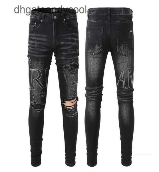 denim amirsy jeans designer pants man fall 2022 new men039s black broken embroidery patch elastic slim fit leggings aqdz1340785, Blue
denim amirsy jeans designer pants man fall 2022 new men039s black broken embroidery patch elastic slim fit leggings aqdz1340785, Blue