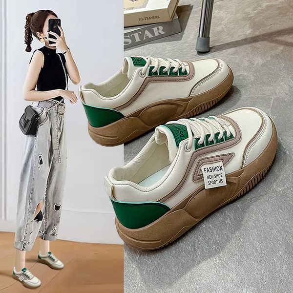 dress shoes women vulcanized shoes autumn winter sports loafers comfortable walking sneakers ladies thick soled lace-up casual shoes 230308, Black
dress shoes women vulcanized shoes autumn winter sports loafers comfortable walking sneakers ladies thick soled lace-up casual shoes 230308, Black
