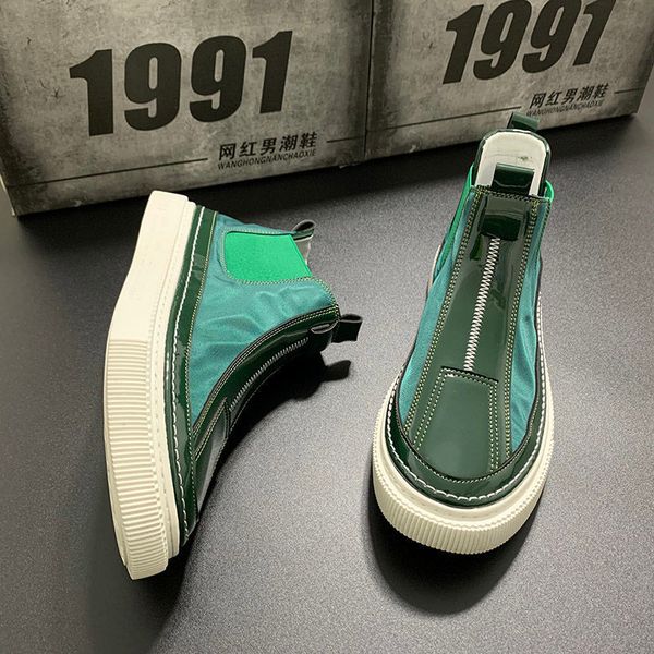 dress shoes summer trend social fashion board trendy men s net red with the same casual high sneakers 230308, Black
dress shoes summer trend social fashion board trendy men s net red with the same casual high sneakers 230308, Black