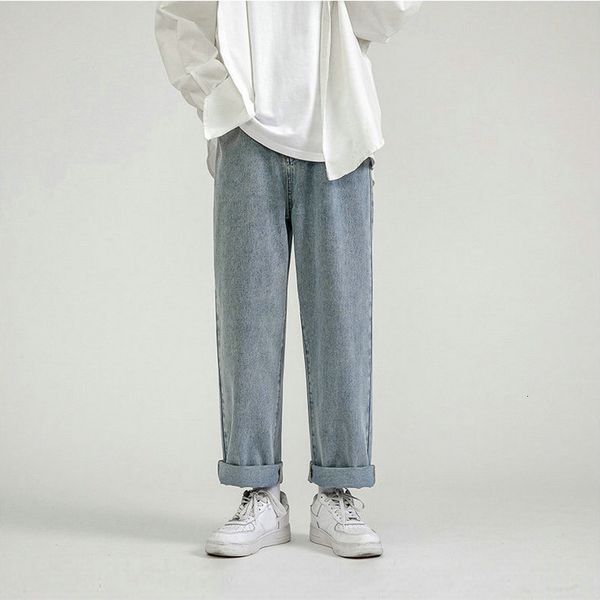 men's jeans spring autumn casual straight men's jeans streetwear solid color denim casual pants for man 230308, Blue
men's jeans spring autumn casual straight men's jeans streetwear solid color denim casual pants for man 230308, Blue