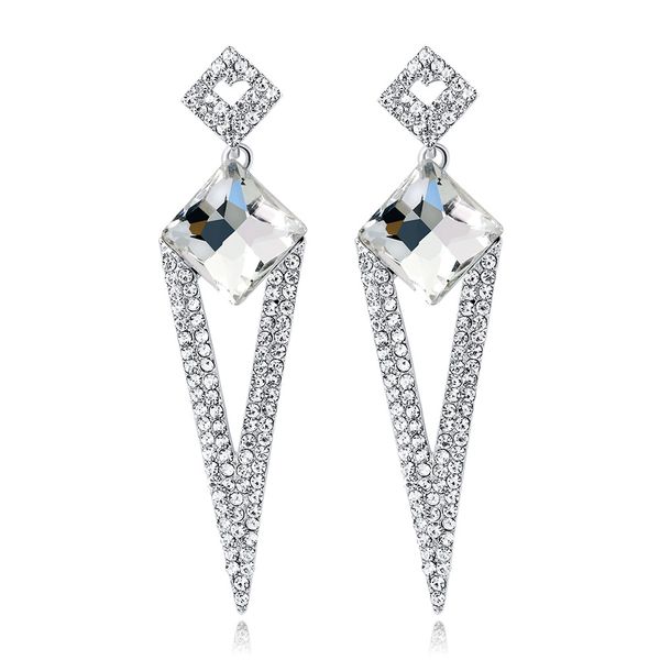 crystal earring jewelry chandeliers long drop-shaped earrings plated rhombus style fashion decotationgs for wemon party wearing 6pairs/lot, Silver
crystal earring jewelry chandeliers long drop-shaped earrings plated rhombus style fashion decotationgs for wemon party wearing 6pairs/lot, Silver