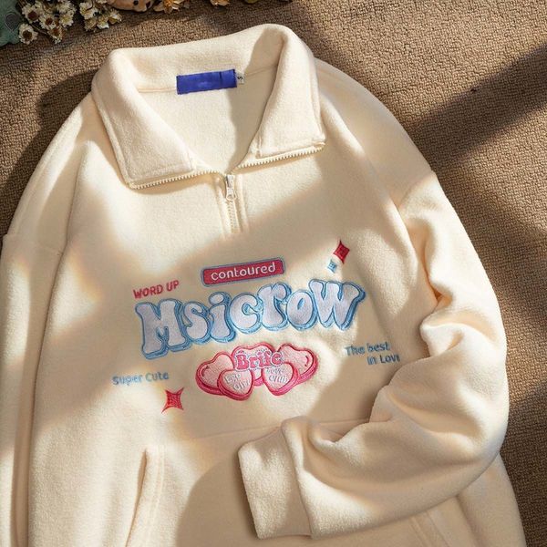 men's hoodies sweatshirts letter heart embroidery hoodie pullovers winter cute harajuku lacing polo collar loose oversized teens 230308, Black
men's hoodies sweatshirts letter heart embroidery hoodie pullovers winter cute harajuku lacing polo collar loose oversized teens 230308, Black