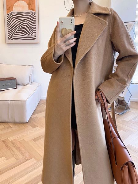 women's wool blends classic camel manuela water ripple midlength coat 230308, Black
women's wool blends classic camel manuela water ripple midlength coat 230308, Black