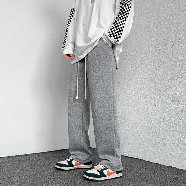 men's pants casual pants men elastic waist fashion drawstring straight trousers baggy draped breathable wide leg youth sweatpants z0306, Black
men's pants casual pants men elastic waist fashion drawstring straight trousers baggy draped breathable wide leg youth sweatpants z0306, Black