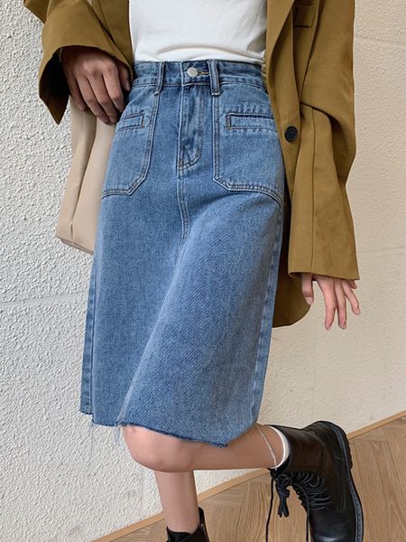 skirts ly varey lin spring summer high waist denim skirts women casual a-line zipper jeans skirts female fashion slim skirts 230308, Black
skirts ly varey lin spring summer high waist denim skirts women casual a-line zipper jeans skirts female fashion slim skirts 230308, Black