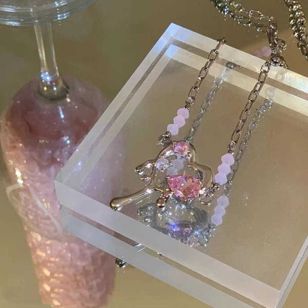 necklaces sweet peach heart water drop pendant necklace pink crystal egirl choker clavicle chain aesthetic y2k accessories fashion jewelry l, Silver
necklaces sweet peach heart water drop pendant necklace pink crystal egirl choker clavicle chain aesthetic y2k accessories fashion jewelry l, Silver