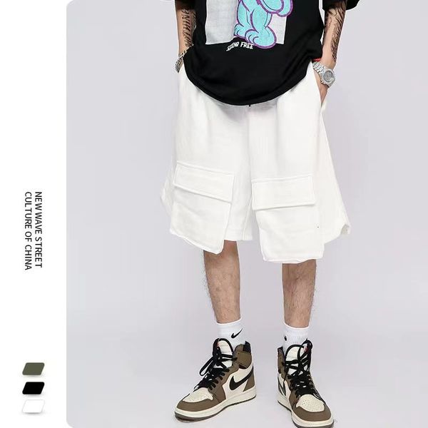 men's shorts summer casual clothing cotton s overalls for appear thin large pocket pantalones cortos 230308, White;black
men's shorts summer casual clothing cotton s overalls for appear thin large pocket pantalones cortos 230308, White;black