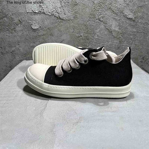2022ss shdw shoes men women hiphop streetwear canvas low-, Black