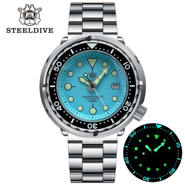 wristwatches 2023 sd1975 steeldive tuna classic watch for men super luminous ceramic bezel 300m waterproof 316l case nh35 dive wristwatch 23, Slivery;brown
wristwatches 2023 sd1975 steeldive tuna classic watch for men super luminous ceramic bezel 300m waterproof 316l case nh35 dive wristwatch 23, Slivery;brown