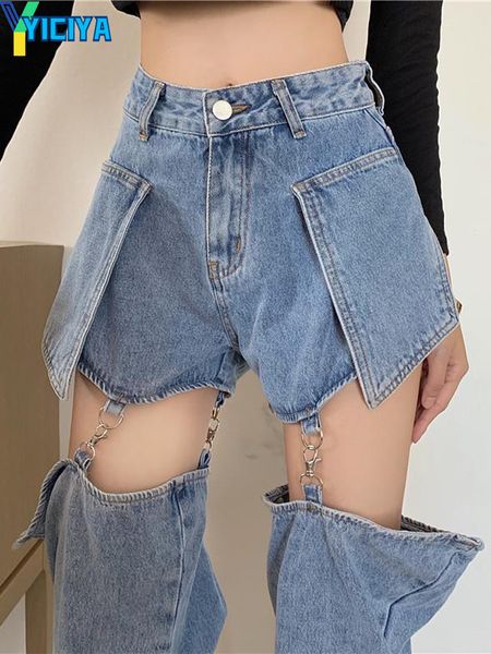 women's jeans yiciya woman denim jean detachable pants straight loose slim long summer maternity pant y2k cargo trousers met 230308, Blue
women's jeans yiciya woman denim jean detachable pants straight loose slim long summer maternity pant y2k cargo trousers met 230308, Blue