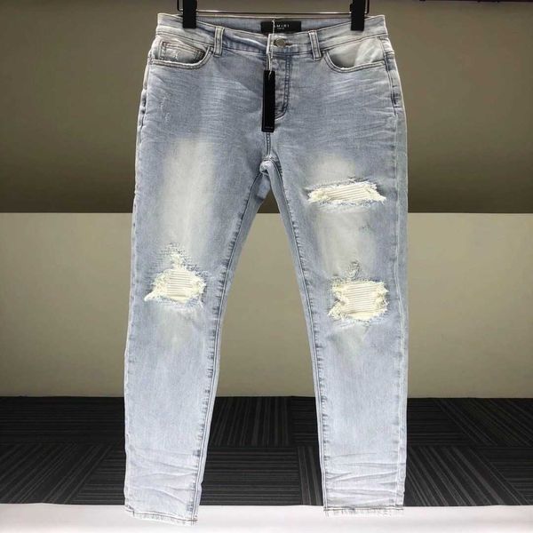 jeans men pants ammir white patchwork damaged blue slimming high street fashion elastic style designer brand niche ins celebrity casual
jeans men pants ammir white patchwork damaged blue slimming high street fashion elastic style designer brand niche ins celebrity casual
