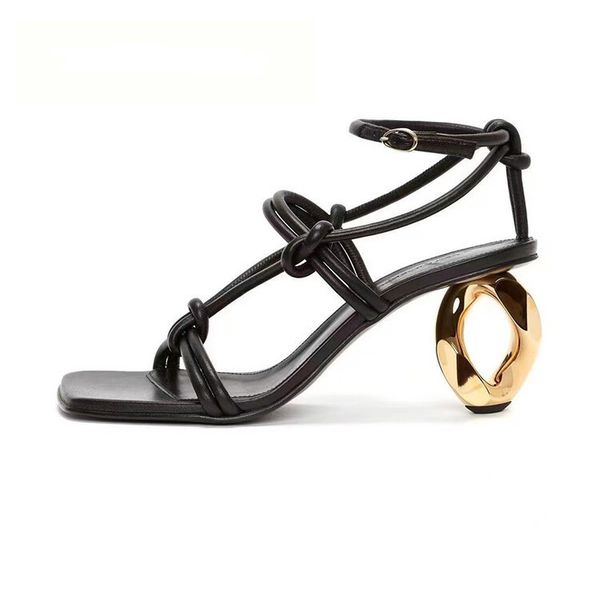 2023 women's sandals european and american brands fashion special-shaped high-heeled thin belt combination buckle sandals banquet show, Black
2023 women's sandals european and american brands fashion special-shaped high-heeled thin belt combination buckle sandals banquet show, Black