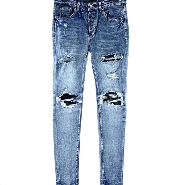 jeans men pants ammir style trend black blue leather slimming elastic fashion designer brand niche ins celebrity casual leisure 9irp
jeans men pants ammir style trend black blue leather slimming elastic fashion designer brand niche ins celebrity casual leisure 9irp