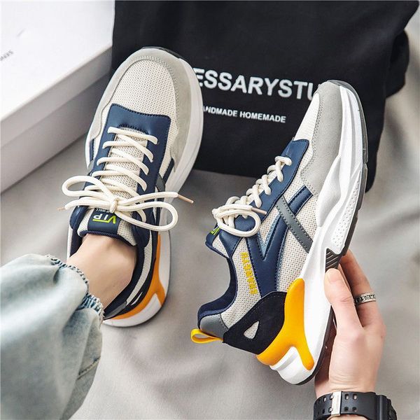 men's yeeyz shoes fashion casual sports shoes spring autumn outdoor fashion versatile running men's shoes mesh breathable soft sol