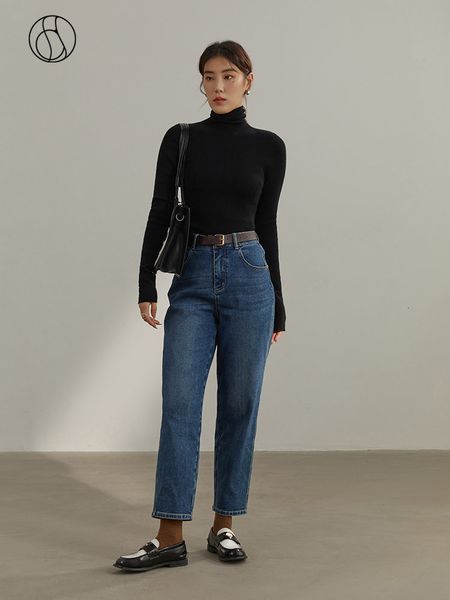 women's jeans dushu high waist women microfleece lined straight-leg jeans women retro lazy casual baguette jeans winter cropped pant 23, Blue
women's jeans dushu high waist women microfleece lined straight-leg jeans women retro lazy casual baguette jeans winter cropped pant 23, Blue