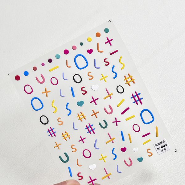 stickers decals 10pcs smiley heart love bear nail cute 5d embossed letter rainbow smile decoration tips manicure diy 230307, Black
stickers decals 10pcs smiley heart love bear nail cute 5d embossed letter rainbow smile decoration tips manicure diy 230307, Black