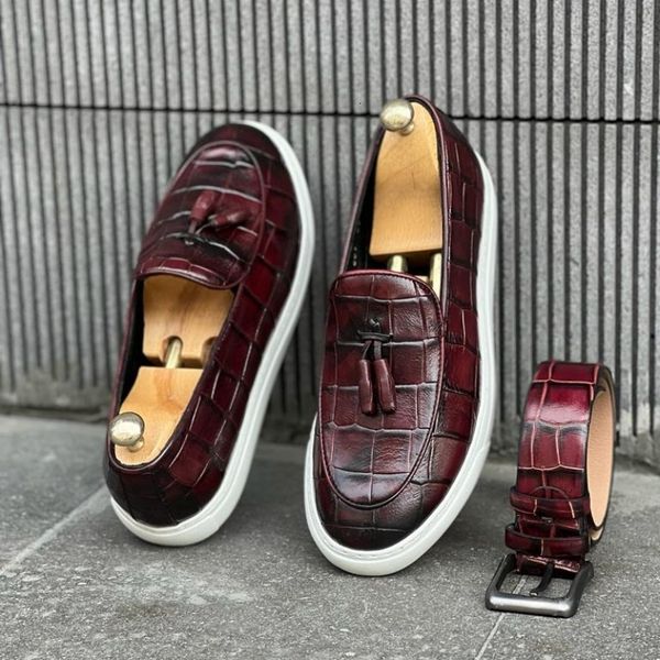 dress shoes arrivals red men s vulcanize slip on spring autumn sneaker casual handmade men 230308, Black
dress shoes arrivals red men s vulcanize slip on spring autumn sneaker casual handmade men 230308, Black