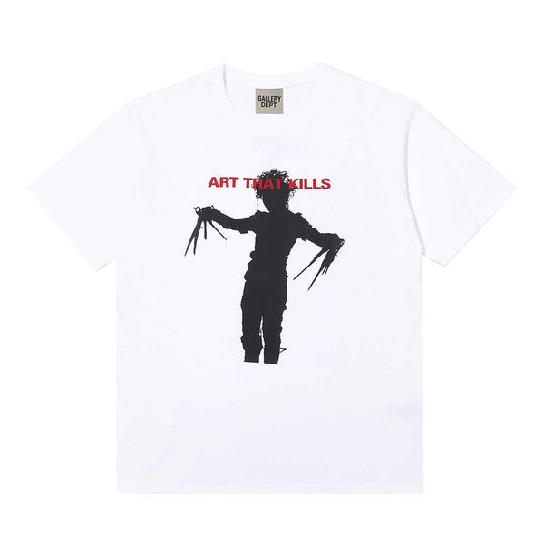 fashion brand art that kills cartoon man printed cotton short sleeve t-shirt men and women loose, Black;white
fashion brand art that kills cartoon man printed cotton short sleeve t-shirt men and women loose, Black;white