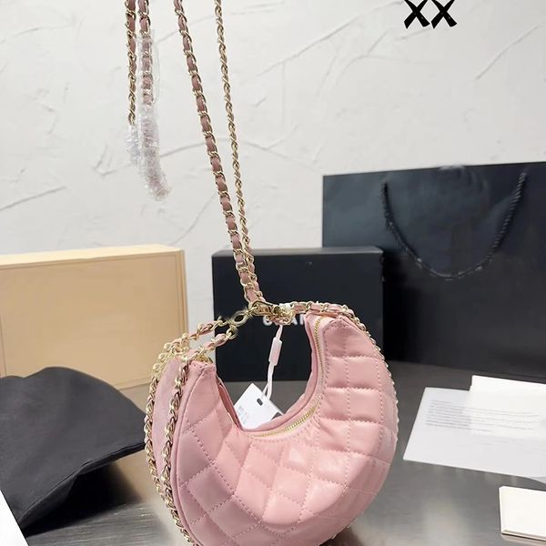 designer style small xiangfeng sheepskin moon bag style rhombus chain single-shoulder cross-body crescent bag high-grade wrist bag, Blue;pink
designer style small xiangfeng sheepskin moon bag style rhombus chain single-shoulder cross-body crescent bag high-grade wrist bag, Blue;pink