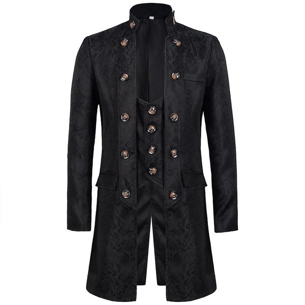 men's jackets mens medieval steampunk tailcoat victorian gothic frock coat vintage tuxedo viking renaissance pirate halloween clothing, Black;brown
men's jackets mens medieval steampunk tailcoat victorian gothic frock coat vintage tuxedo viking renaissance pirate halloween clothing, Black;brown