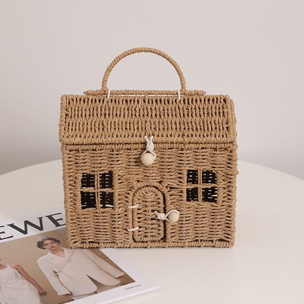 evening bags cartoon small house hand held straw bag niche design hut woven go out sre the basket 230307
evening bags cartoon small house hand held straw bag niche design hut woven go out sre the basket 230307