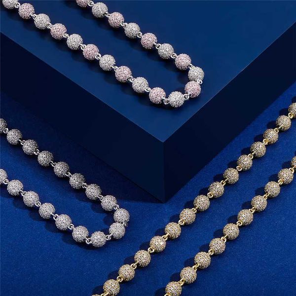 8mm 18/22inch men women bling chain necklaces gold plated bling cz round beans chain necklace jewelry, Silver
8mm 18/22inch men women bling chain necklaces gold plated bling cz round beans chain necklace jewelry, Silver