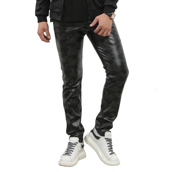 women's pants s idopy fashion men's casual camouflage faux leather stretchy motorcycle biker slim fit pencil pu punk trousers for, Black;white
women's pants s idopy fashion men's casual camouflage faux leather stretchy motorcycle biker slim fit pencil pu punk trousers for, Black;white