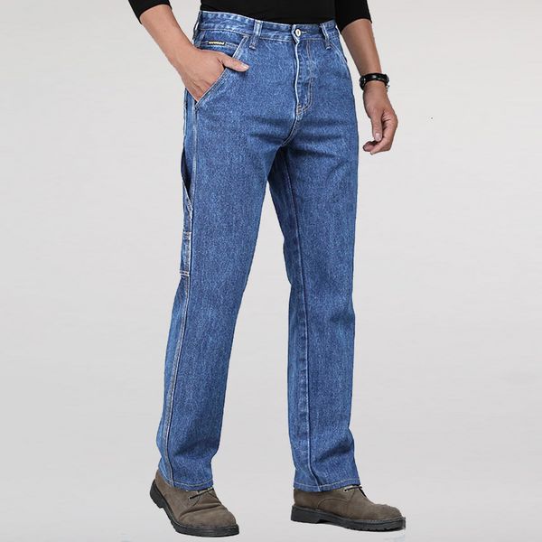 men's jeans men's high waist jeans straight cut autumn cargo denim cotton vintage pants side pockets husband casual classic male t, Blue
men's jeans men's high waist jeans straight cut autumn cargo denim cotton vintage pants side pockets husband casual classic male t, Blue