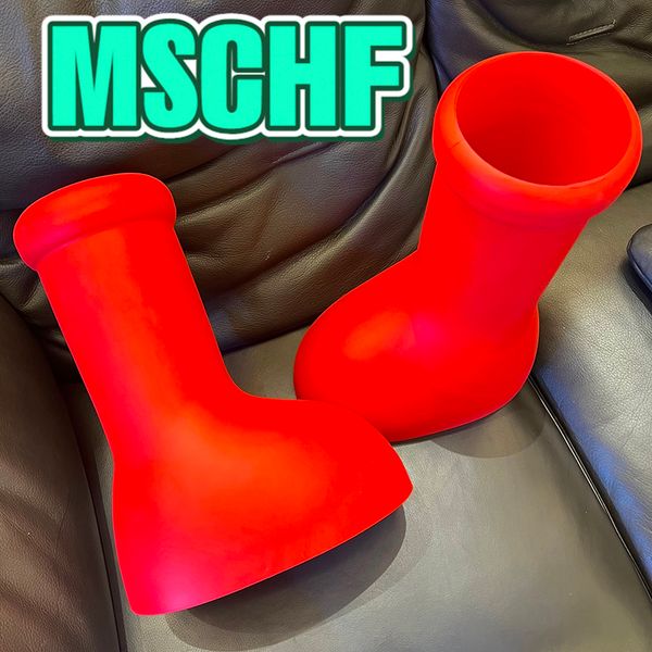 2023 mschf men women rain boots designer big red boot mens rubber platform booties thick bottom non-slip bootie fashion astro boy rainboots, Black
2023 mschf men women rain boots designer big red boot mens rubber platform booties thick bottom non-slip bootie fashion astro boy rainboots, Black