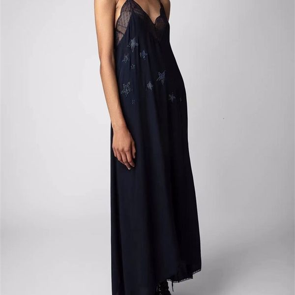casual dresses diamond star lace stitching suspender dres viscose midi dress 230307, Black;gray
casual dresses diamond star lace stitching suspender dres viscose midi dress 230307, Black;gray