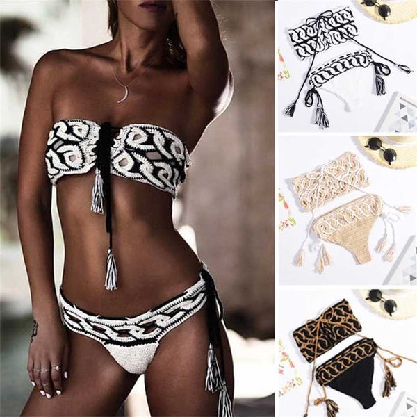 new summer hand hook bikini split suit flower knitted hollow out swimsuit for women, White;black
new summer hand hook bikini split suit flower knitted hollow out swimsuit for women, White;black