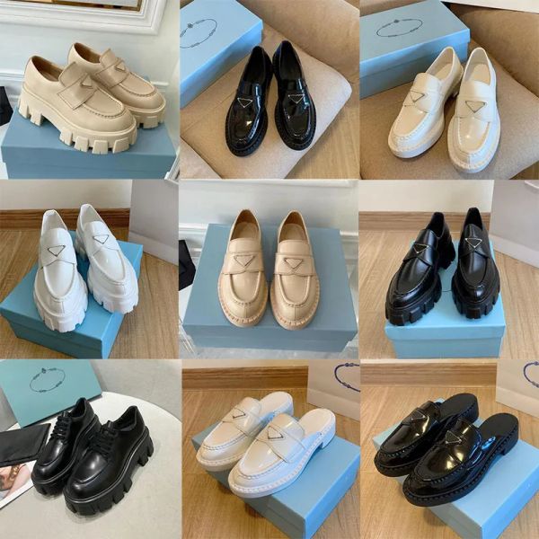 with box prad shoes designer shoes monolith rubber platform women sneakers black shiny leather slipper chunky round head sneaker pointed cj
with box prad shoes designer shoes monolith rubber platform women sneakers black shiny leather slipper chunky round head sneaker pointed cj
