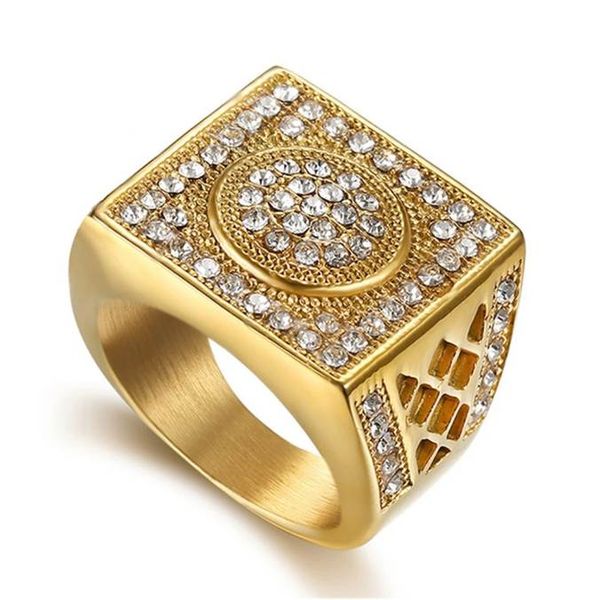 gold color hip hop ring for men women fashion inlaid white zircon stones punk wedding ring jewelry, Silver
gold color hip hop ring for men women fashion inlaid white zircon stones punk wedding ring jewelry, Silver