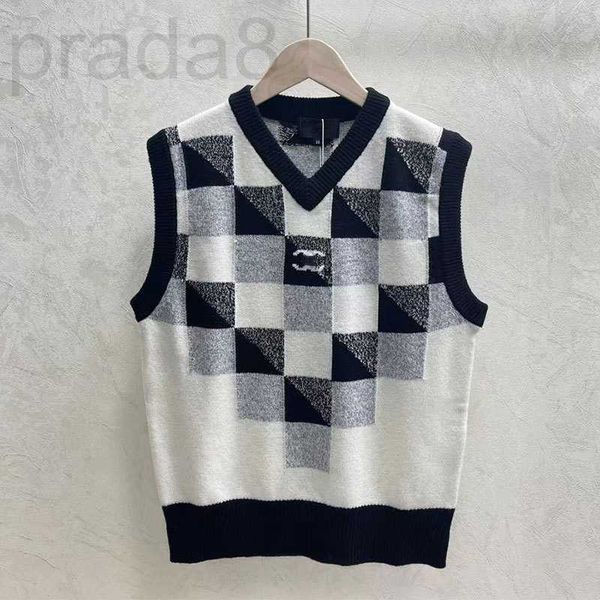 women's sweaters designer 1110 2022 milan runway brand same style sweater sleeveless v neck white black striped pullover womens lebo ab
women's sweaters designer 1110 2022 milan runway brand same style sweater sleeveless v neck white black striped pullover womens lebo ab