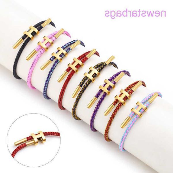 designer herm bracelet online shop wire rope letter buckle adjustable titanium waterproof sweat resistant bangles ggh6, Golden;silver
designer herm bracelet online shop wire rope letter buckle adjustable titanium waterproof sweat resistant bangles ggh6, Golden;silver