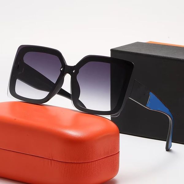 h23001 piece fashion sunglasses glasses sunglasses designer men's ladies brown case black metal frame dark lens, White;black
h23001 piece fashion sunglasses glasses sunglasses designer men's ladies brown case black metal frame dark lens, White;black