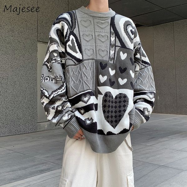 men s polos sweater pullovers men streetwear ins harajuku japanese kpop stylish designer lovely couple clothes college teens personality bf, White;black
men s polos sweater pullovers men streetwear ins harajuku japanese kpop stylish designer lovely couple clothes college teens personality bf, White;black