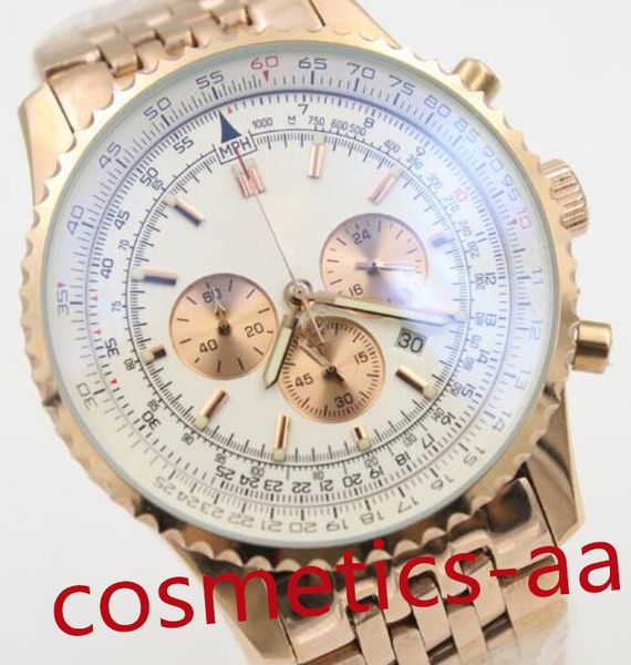 13 color men watch quartz chronograph men's wristwatch two tone rose gold case white dial ti3 full stainless steel belt a24322 satch ma, Slivery;brown
13 color men watch quartz chronograph men's wristwatch two tone rose gold case white dial ti3 full stainless steel belt a24322 satch ma, Slivery;brown