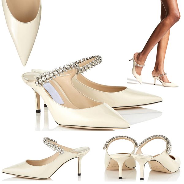 fashion women pumps sandals famous london bing 65 mm white leather refined pointed toe slingback crystal ankle strap designer wedding party, Black
fashion women pumps sandals famous london bing 65 mm white leather refined pointed toe slingback crystal ankle strap designer wedding party, Black