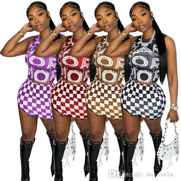 womens clothing tracksuits fashion micro split skirt two piece square check vest short skirt suit for 2023 summer, Gray
womens clothing tracksuits fashion micro split skirt two piece square check vest short skirt suit for 2023 summer, Gray