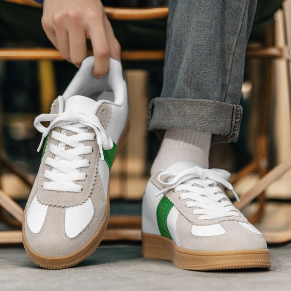 dress shoes white fashion school men s casual women leather sneaker big size 36 47 walking non slip designer 230308, Black
dress shoes white fashion school men s casual women leather sneaker big size 36 47 walking non slip designer 230308, Black