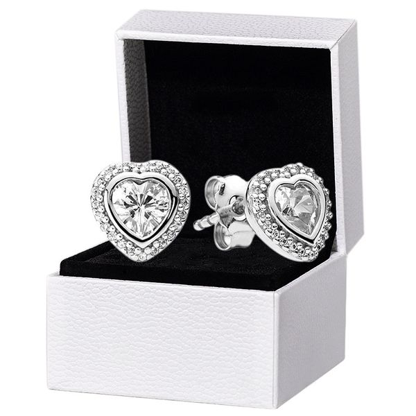 sparkling heart stud earrings 925 sterling silver for pandora cz diamond wedding jewelry girlfriend gift rose gold pink stone love earring w, Golden;silver
sparkling heart stud earrings 925 sterling silver for pandora cz diamond wedding jewelry girlfriend gift rose gold pink stone love earring w, Golden;silver