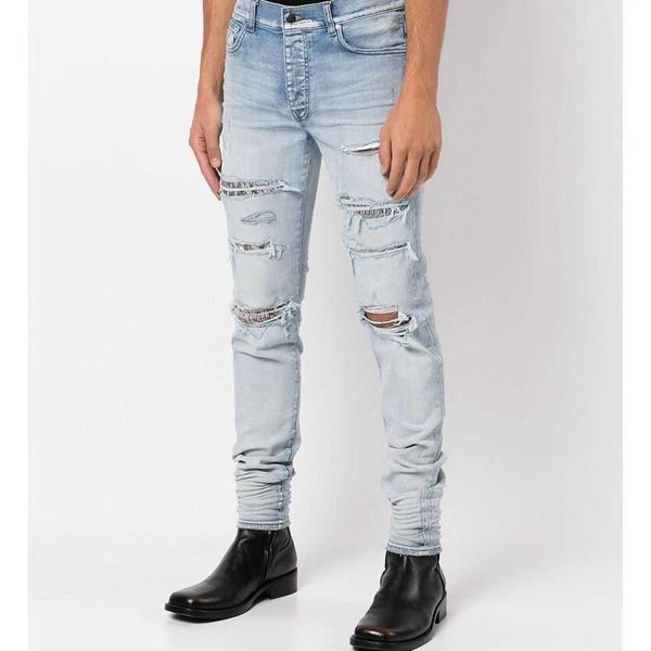 jeans men pants ammir 2023 high street fashion splice light blue skirt slim casual designer brand niche ins celebrity leisure fli0
jeans men pants ammir 2023 high street fashion splice light blue skirt slim casual designer brand niche ins celebrity leisure fli0