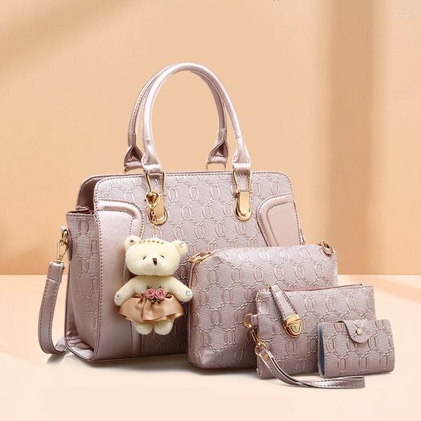 shoulder bags of women's diagonal strap mother bag fashion large capacity luxury four-piece set for women
shoulder bags of women's diagonal strap mother bag fashion large capacity luxury four-piece set for women