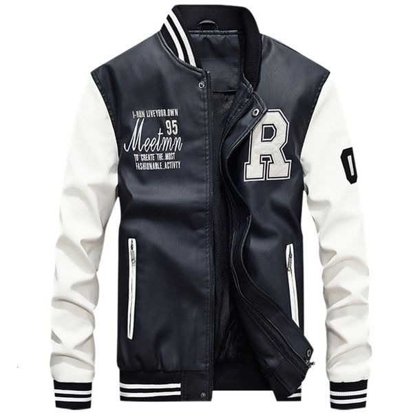 men's leather faux leather men slim leather jacket motorcycle casual pu leather coats good quality male fit stand collar leather jacket, Black
men's leather faux leather men slim leather jacket motorcycle casual pu leather coats good quality male fit stand collar leather jacket, Black