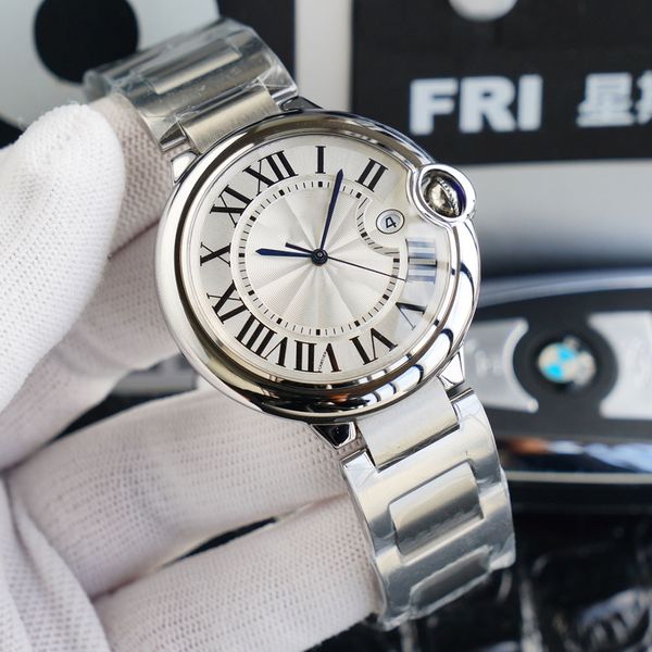 mens automatic mechanical watch 42mm 36mm womens watches butterfly buckle fine steel strap leather strap life waterproof design fashion busi, Slivery;brown
mens automatic mechanical watch 42mm 36mm womens watches butterfly buckle fine steel strap leather strap life waterproof design fashion busi, Slivery;brown